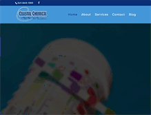 Tablet Screenshot of coastalchemicalpool.com